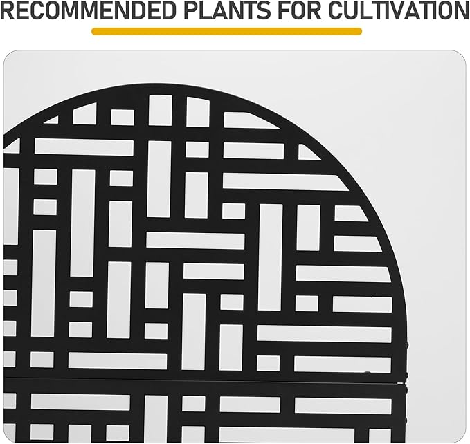70 Tall Metal Garden Bed with Trellis Double-Sided Vertical Planter for Climbing Vegetables Space-Saving Raised Bed for Patio Small Yards &amp Balconies Drainage Holes