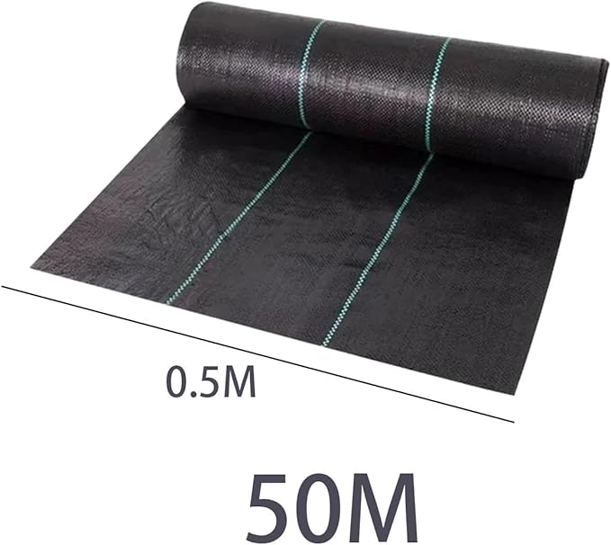 Weeds Barrier Landscape Fabric Woven Landscape FabricEasy Setup Weeds ControlWeeds Fabric 2 ft x164ft for Lawn Garden/757