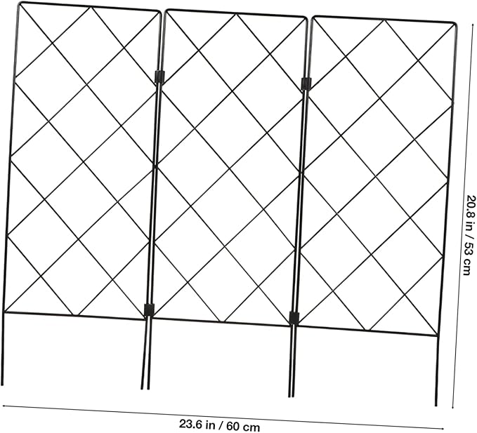 Outdoor Plant Support Stand Folding Garden Trellis for Climbing Plants Long-Lasting and Sturdy Construction