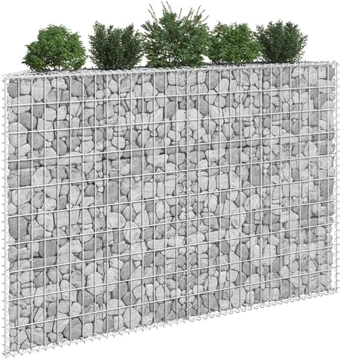 Galvanized Steel Trapezoid Raised Bed 59.1x59.1x39.4 in Silver Outdoor Planter Box for Patio Garden Flower &amp Tomato Growing