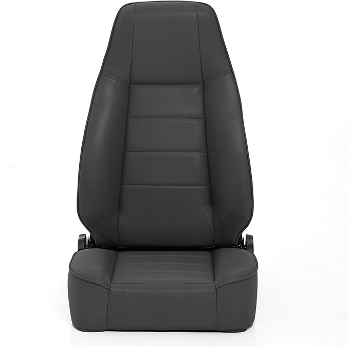 SmittyBilt Seat – Front – Factory Style Replacement W/Recliner – Denim Black (76-02 Jeep CJ/YJ/TJ) - SB45015