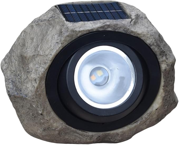 1Pc Solar Decorative Lamp Warm Light Garden Lawn Spotlight Imitated for Outdoor Decor Durable Material for