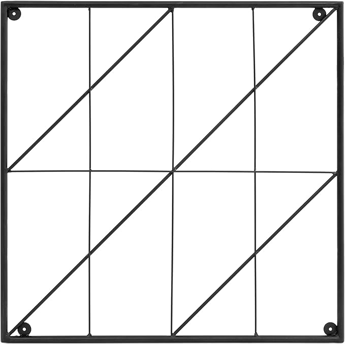 Quilt Block-Diagonals Wall Trellis Panels (4 Panels)