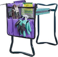 Heavy Duty Foldable Foam Padded Garden Kneeler Garden Kneeler Seat with Handles &amp Tools Bag Lightweight Kneeling Stool for Gardening Multi-Use Garden Kneeler Seat 60x27x50cm