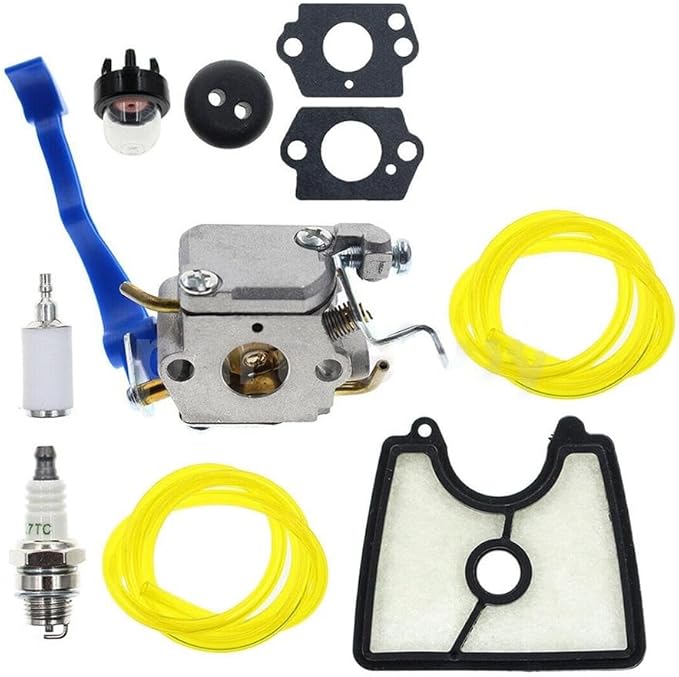 Leaf Blower Carburetor Air Filter Kit for Husqvarna 125B 125BX 125BVX C1Q-W37 545 08 18-11 Garden Power Equipment