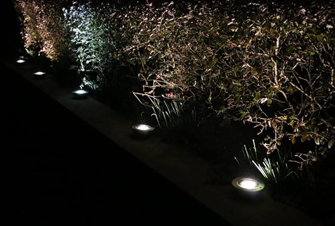 Solar Thin Led Outdoor Garden Landscape Lighting Landscape Spotlights Led Spot Light for PathwayYardDeckLawnPatioWalkway/White Light