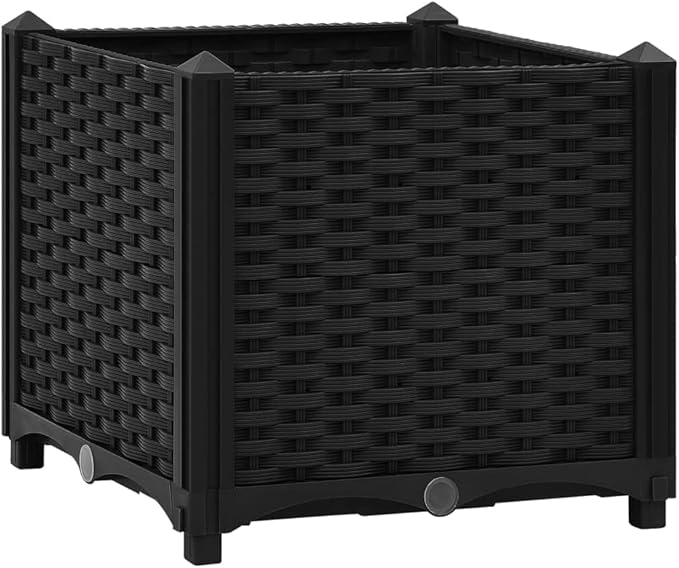 Raised Bed 15.7x15.7x15 Polypropylene iWeight-8 lbs