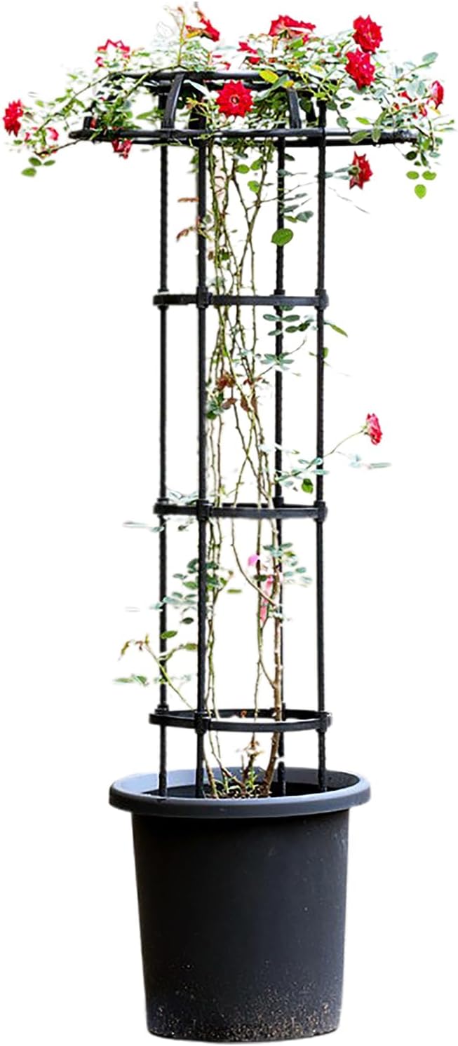 Garden Trellis for Climbing Plants Outdoor Tall Plant Trellis Support Potted Flowers Vegetable Vine Support Plants Climbing Vine Rose Clematis Vegetable Cucumber Trellis