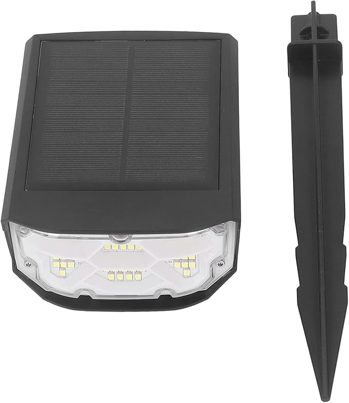 Topyond IPX7 Waterproof Solar Landscape Spot Light with 4 Brightness Settings for Outdoor Patio