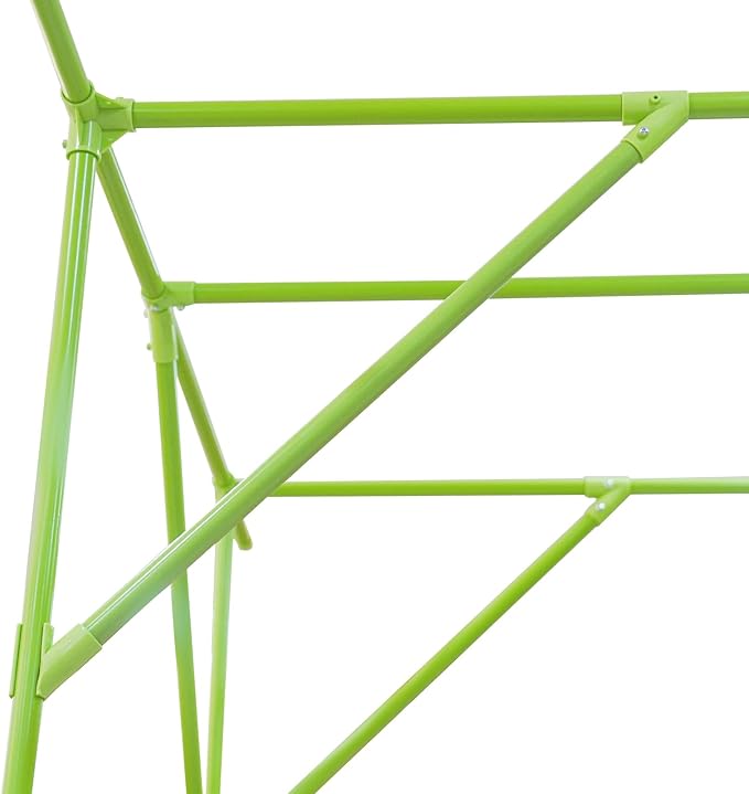 Grape Vine Trellis122.05×78.74×90.55in Garden Plant Support Trellis Plant Climbing Pergola Plant Support Rack Trellises for Grape Vine Vegetable FlowerGarden Decoration (Green 122.05×78.74×90.55in)