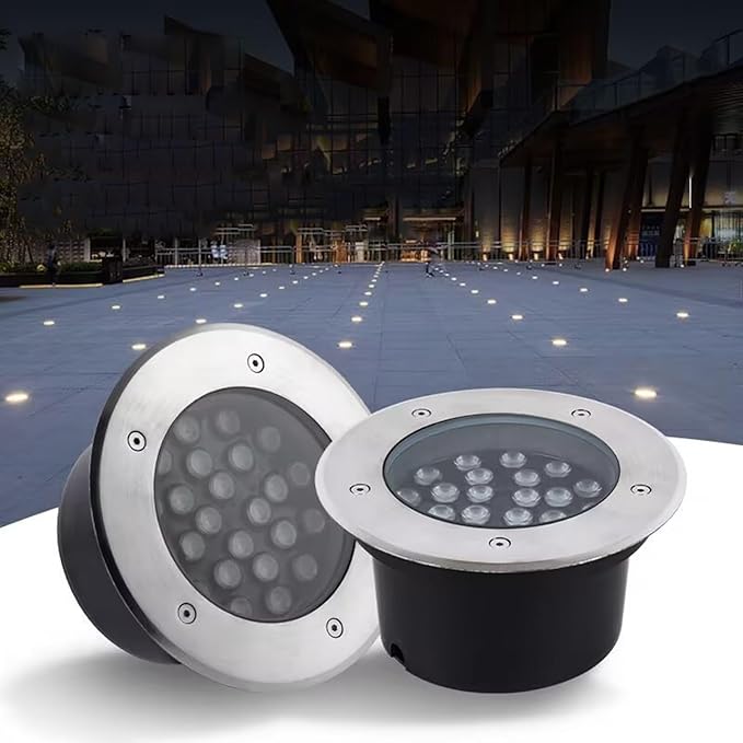 IP67 Waterproof LED Outdoor Spotlight Floodlight - Landscape Ground Lights for Garden and Yard