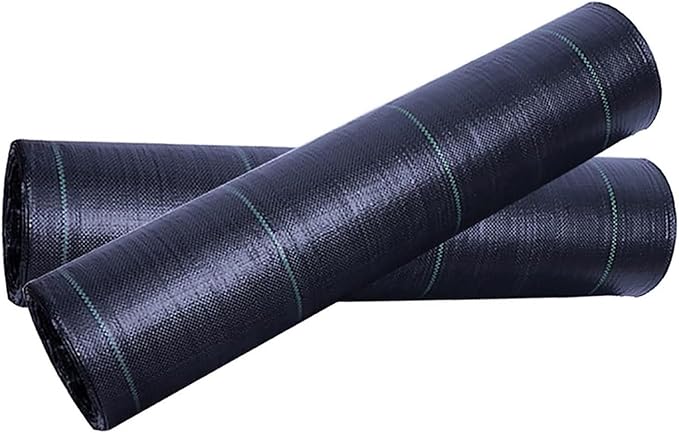 Driveway Fabric Weed Barrier Landscape Fabric Weed Control Film Ground Cover Barrier Block Fabric(1.2x110m/4x361ft)
