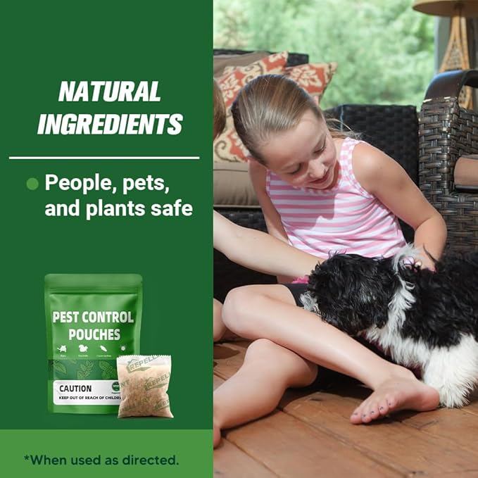 Pest Control Mouse Repellent Pouches Rodent Repellent Mice Repellant Indoor Peppermint Mice to Repel Spider Ant Roach &amp Mosquito Rat Repellant Outdoor Keep Mouse Out of Camper-8P
