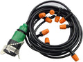 SagaSave Drip Irrigation kit Plant Watering System Gravity Fed Irrigation Water Drip Setfor Garden Greenhouse Yard Lawn Home or Vacation Use 10M 4/7 Tube 10 Nozzles