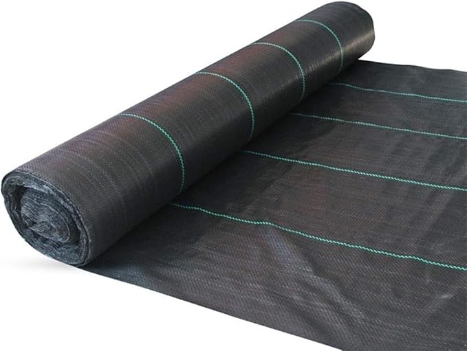 Agricultural Anti Grass Cloth Black Plastic Weed Barrier Mat Weed Control Mulch Ground Cover Membrane for Garden/Farm Vegetables/Greenhouse/Orchard (Color : 1M Width Size : 10M)