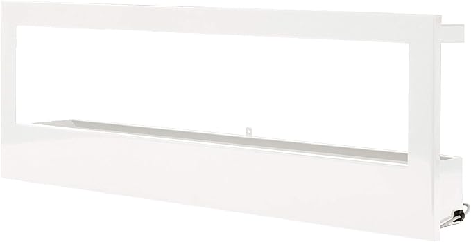 Modern Sprout Smart Landscape Growframe Wall Mounted Planter with LED Grow Light -White