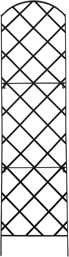 Giant Trellis 108” high (9’ Tall) by 28” Wide Trellis with Arched top - by Meranti Home + Garden