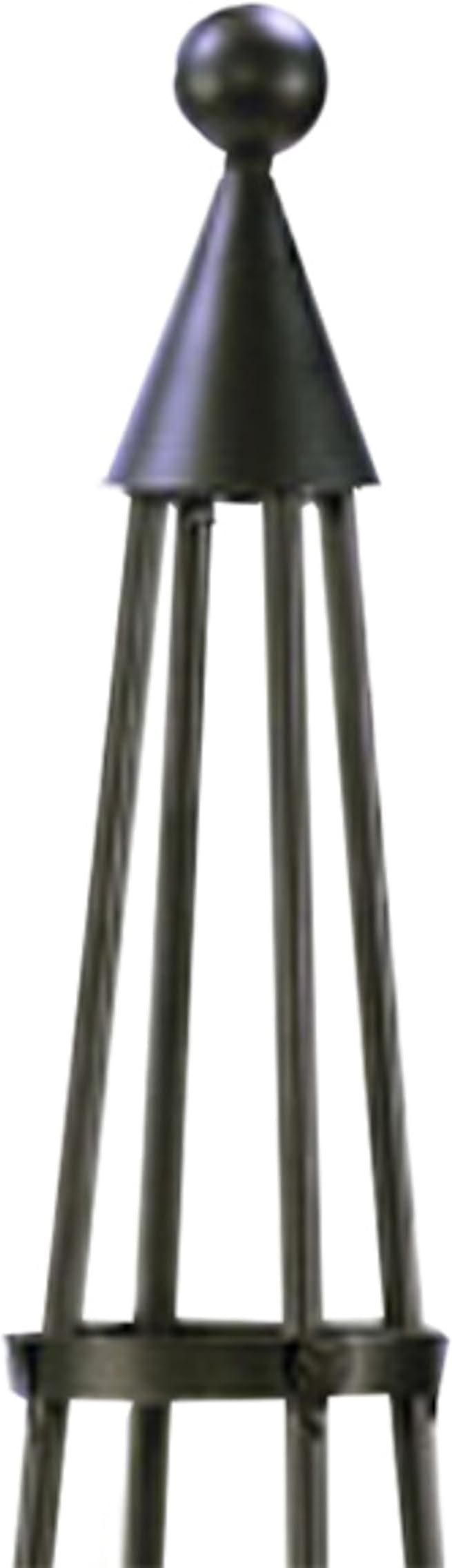 Achla Designs OBL-01 61-in Wrought Iron Garden Obelisk Trellis H Graphite