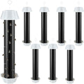 Qualirey Fly Traps for Indoor Outdoor Hanging Fruit Fly Stick Trap Sticky Mosquito for Home Insect 10 x 2.5 Inches(Black8 Pcs)