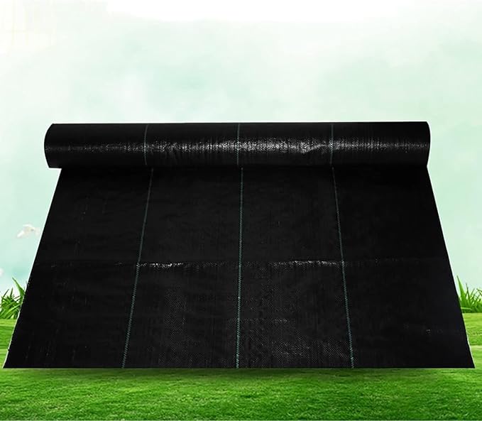 Weed Control Film Geotextile Landscape Fabric Garden Ground Cover Gardening Mat Outdoor Weed Control Membrane(0.9x15m/3x50ft)
