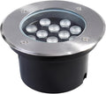 LED Ground Recessed Underground Lights IP66 Waterproof Low Voltage Outdoor Embedded Spotlight for Garden Pathway Patio Deck Villa Landscape Light DC12/24V