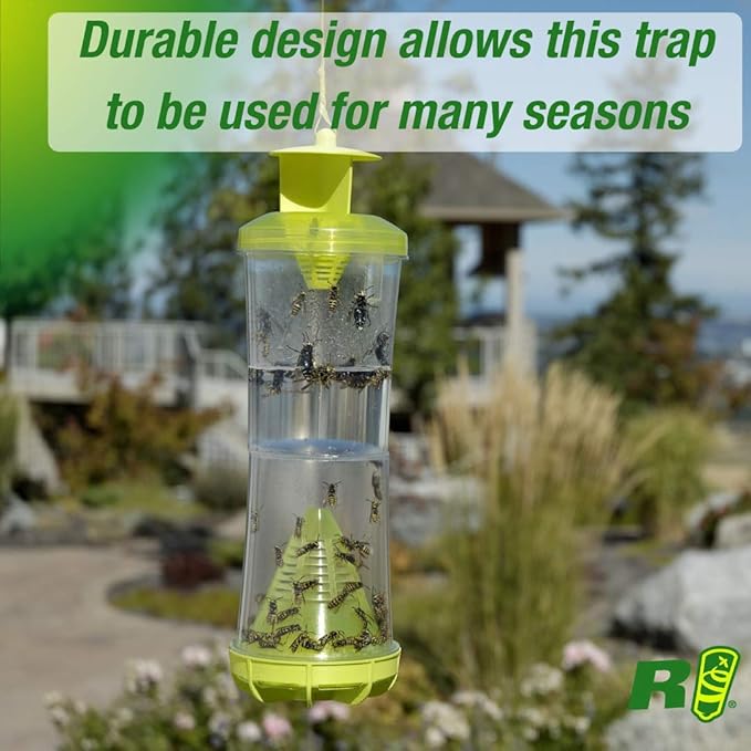 RESCUE! Non-Toxic Wasp Hornet Yellowjacket Trap (WHY Trap) Attractant Refill - 2 Week Refill - 6 Pack