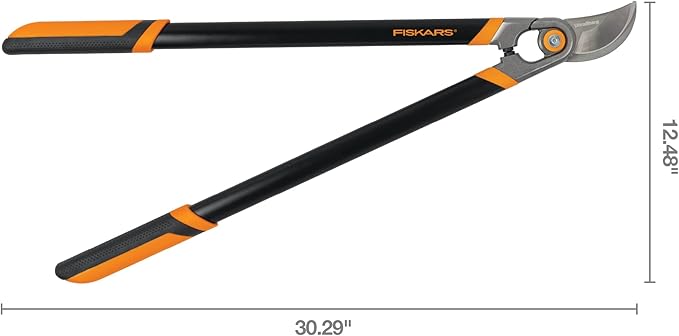 Fiskars Forged Lopper Heavy-Duty Branch Cutter Gardening Tool with Replaceable Blade 30 Black/Orange