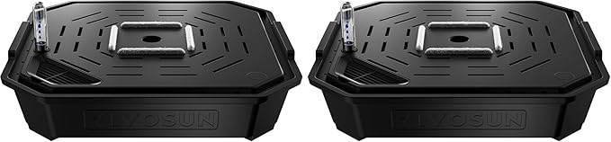 VIVOSUN 8-Pack FlexFeed Self-Watering Pots Auto Irrigation Fabric Pot Base with Water Meter &amp Maintenance Window for Use Indoors/Outdoors in Grow Tents Greenhouses Gardens