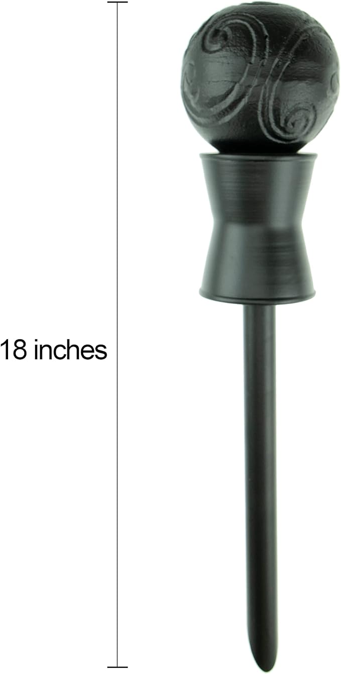 CLEVER GARDEN Heavy Duty Decorative Hose Guide - Round 3 Pack