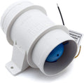 Rule in-line 140M Blower | for 3-Inch Interior Diameter Vent Hose | Corrosion and Water Resistant | 12 Volts