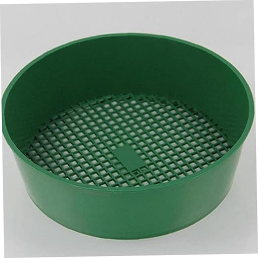 PRETYZOOM 4pcs Garden Soil Sifter Tool Plastic Sifting Pan for Efficient Filtering of Rocks and Debris from Compost for Gardening and Maintenance