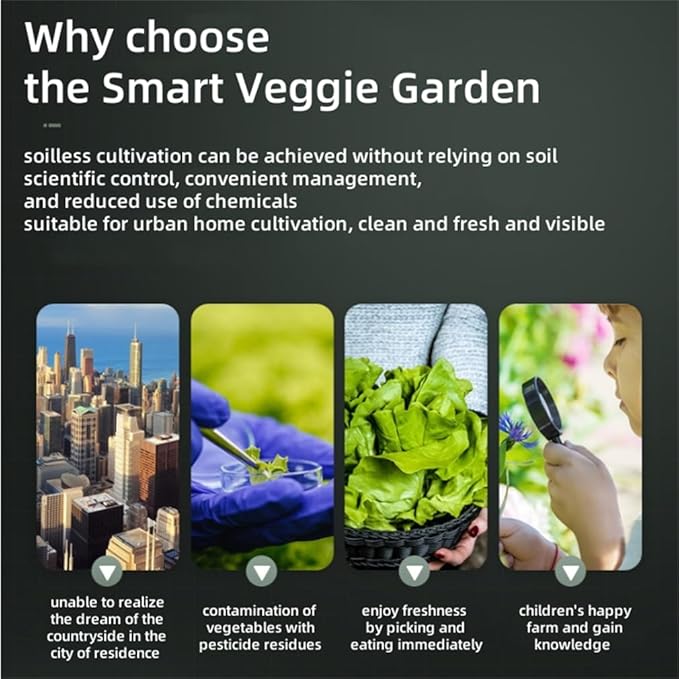 DIY Hydroponic Colonization Cups Hydroponics Tower Garden Hydroponic Growing System Automatic Water Circulation and Intelligent Timer for Gardening LoverGreen5 Tiers