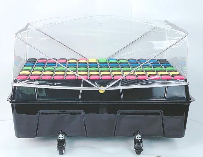 Clone Machine Aeroponic Cloning Machine System 140 Site for Cuttings Rooting Using 1.625 Inch Neoprene Clone Inserts (1-5/8 inch)