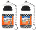 Plexon Fly Trap Bundle Compatible with TERRO Fly Magnet Reusable Fly Trap Includes Fly Bait and 9.5 Heavy Duty Hanging Chain (2 Traps)
