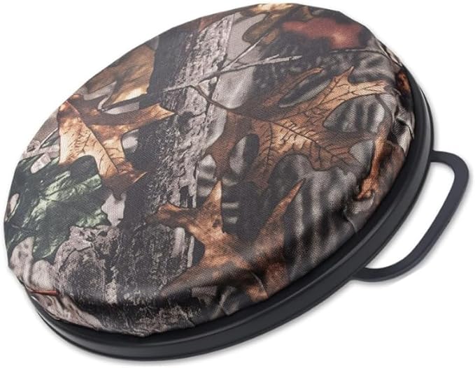 MiOYOOW 5 Gallon Bucket Seat 360 Degree Swivel Foam Bucket Seat Cushion with Protective Cover &amp Handle Comfortable Bucket Lid for Fishing Gardening Hunting and Camping