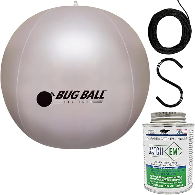 Bug Ball Mosquito Ball Starter Kit - Biting Fly and Insect Trap Pack of 3