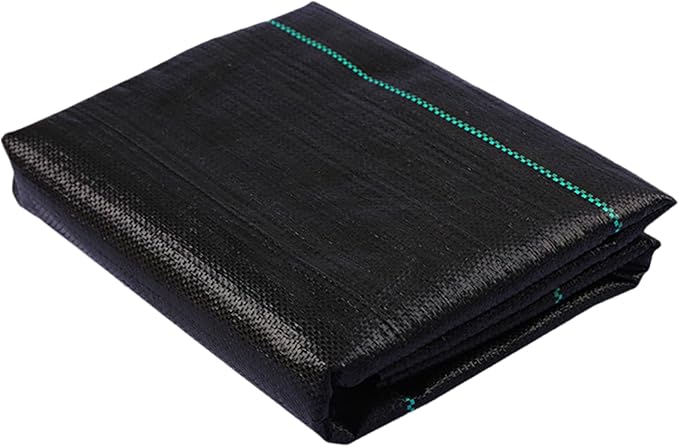 Garden Weed Barrier Fabric 0.6×10m Heavy Duty Weed Barrier Degradable Breathable Landscaping Fabric Foldable Portable Weeding Control Cloth
