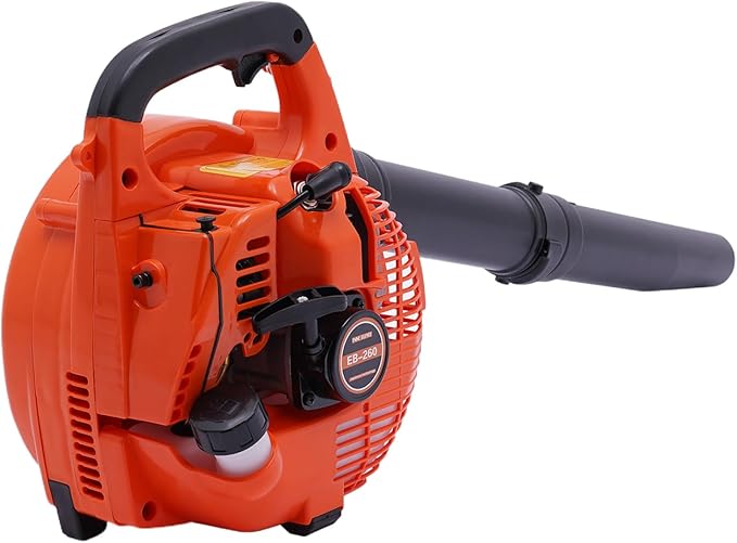 2Stroke 25.4CC Gas Powered Leaf Blower 750W Handheld Gas Blowers Cordless Leaf Blower with 0.2gal Large Fuel Tank for Grassland Impurity Removal Urban Snow Removal