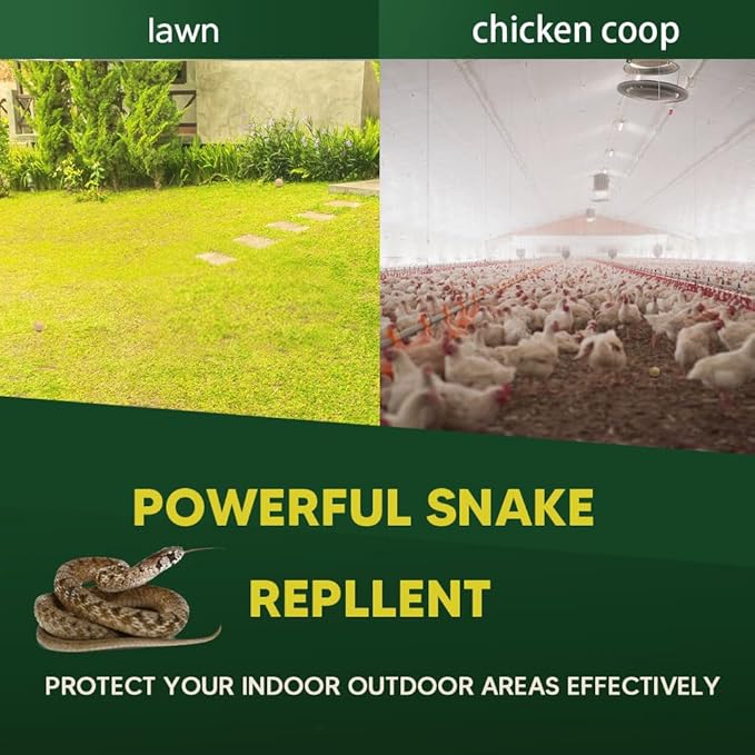 Mole &amp Snake Repellent Gopher Repellent Outdoor Vole &amp Groundhogs Repellant for Yard Armadillo &amp Snake Deterrent for Lawn Pet Safe Keep Snake Away for Garden/Garage Safe to Use-10P