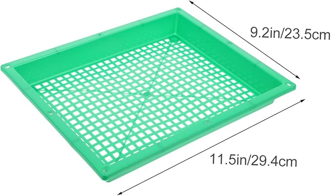6pcs Miaopan Plant Growing Starter Multi-Hole Seed Germinating Tray Easy to Use and Transport for