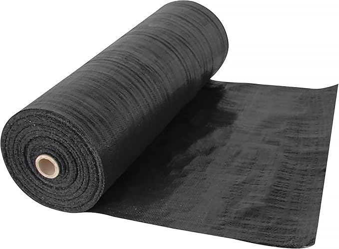 4x250ft Weed Barrier Fabric Landscape Long-Term Use Flexible Breathable Water Permeable Grass Barrier Landscape Fabric Ground Cover Cloth for Garden Planting Weed Blocking
