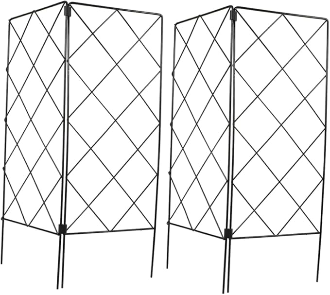 BESPORTBLE 2pcs Durable Plant Climbing Frame Garden Trellis for Support of Climbing Plants Flowers and Vines Wide High