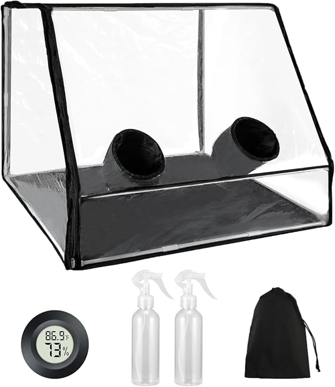 Still Air Box- 29.5x19.7x19.7 Inch Mushroom Grow TentStill Air Box Mycology with Tilted Surface for Wider ObservationSuitable for Small SpacesSmall-Scale Growers and Casual Home Projects