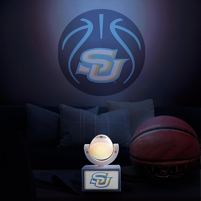 Sporticulture NCAA American Football Southern - Adjustable Led Mini Spotlight Projector with 6 Team Logo Designs - Portable &amp Rechargeable Spotlight - Battery-Operated - 4.375” x 3.125”