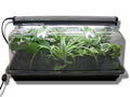 SunBlaster Nano Dome Combo Kit - Greenhouse - Clear Dome with Metal Frame - Roll Up Closure - Includes NanoTech Light Fixture