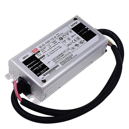 XLG-100-12A 100W LED Driver Constant Current 12V 8A IP67 Waterproof for Horticulture Lighting LED Grow Light Greenhouse Lighting