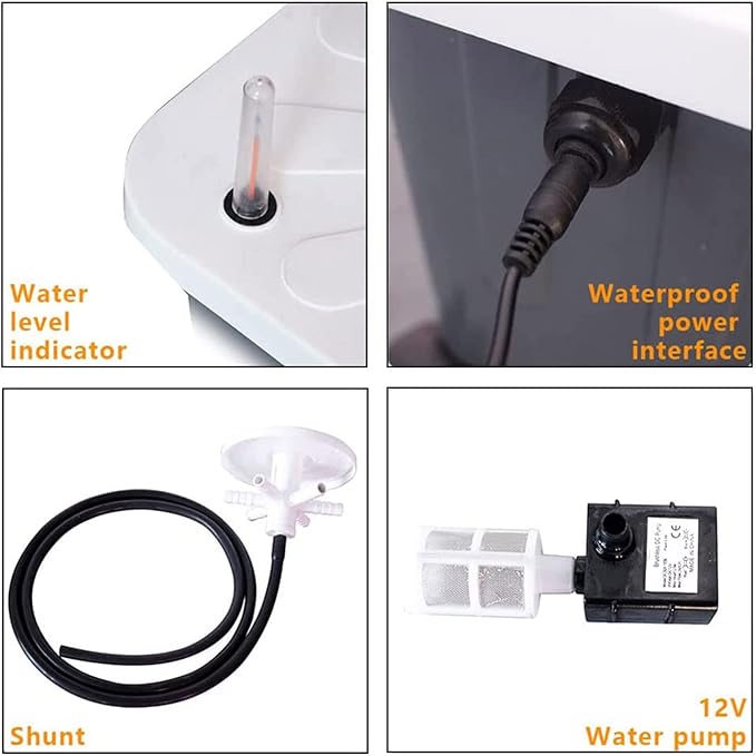 Hydroponic Growing Kit - 15 Floors 45 Holes Vertical Tower Set For Aquaponics And Hydroponics Indoor Gardening Solution
