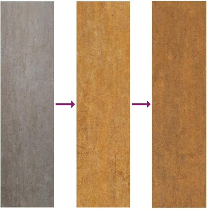 Weathering Steel Square Planter 31.5x31.5x31.5 Inch Metal Garden Bed Outdoor Rustic Finish Large Raised Planter Box for Patio Terrace
