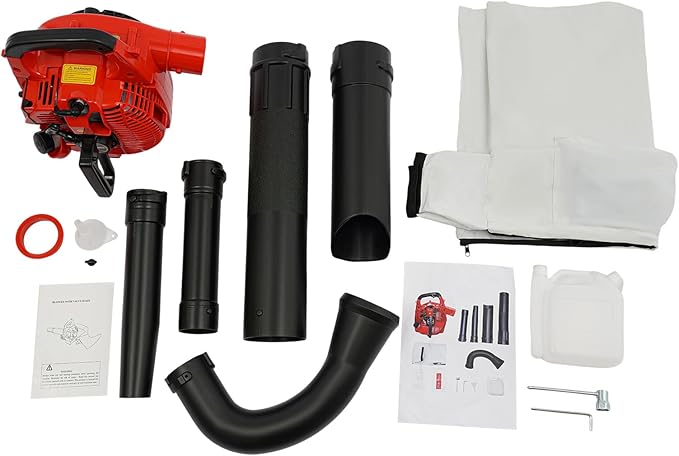 Handheld Gas Leaf Blower for Lawn Care 25.4-cc 1-HP 2-Cycle Gas Powered Leaf Blower Hand Blower for Lawn Care Snow Blowing Yard Cleaning