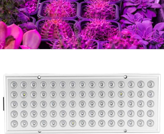 YWBL-WH 75 LED Plant Growth Light Full Spectrum Growing Lights Small and Light with Premium Materials. Suitable for Gardens Greenhouses